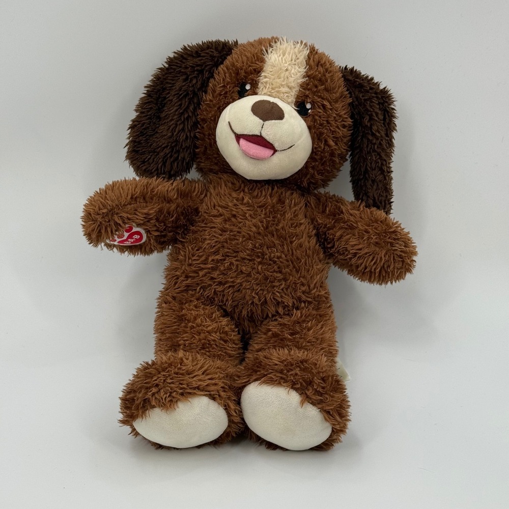 Build-A-Bear Workshop Brown Puppy Dog Plush Stuffed Animal 16 Inch 2022